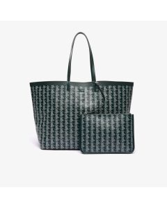 Zely Coated Canvas Monogram Large Tote