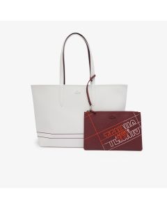 Reversible Coated Canvas Tote Bag