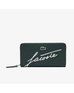 Zipped L.12.12 Signature Print Wallet