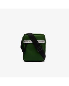 Men’s Lacoste Neocroc Recycled Fiber Vertical Messenger Bag