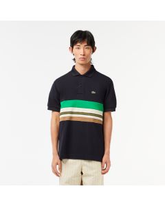 French Made Contrast Stripe Polo Shirt