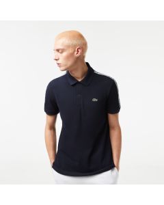 Lacoste Logo Stripe Stretch Polo Shirt