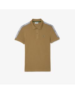 Lacoste Logo Stripe Stretch Polo Shirt