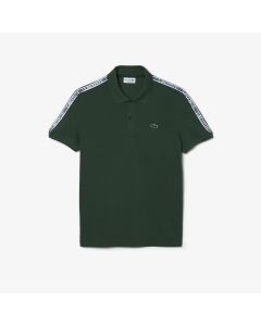Lacoste Logo Stripe Stretch Polo Shirt