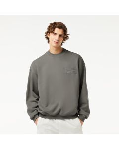 Oversize Embroidered Cotton Sweatshirt
