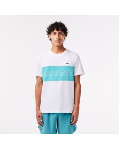 Lacoste Regular Fit Printed Colourblock T-Shirt